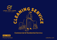 Professional Home Cleaner  Postcard