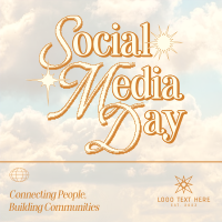 Y2K Social Media Day Instagram Post Design