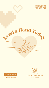 Helping Hand Instagram Story