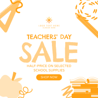 Favorite Teacher Sale Linkedin Post Design