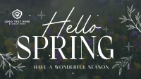 Hello Spring Animation Image Preview