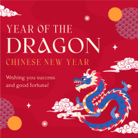 Year Of The Dragon Linkedin Post