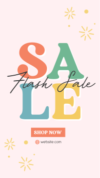 Quirky Flash Sale Instagram Story