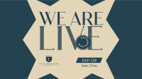 We Are Live Facebook Event Cover