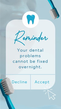 Dental Reminder TikTok Video