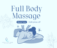 Body Massage Promo Facebook Post