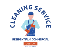 Janitorial Service Facebook Post