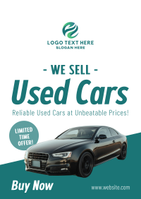 Used Car Sale Flyer