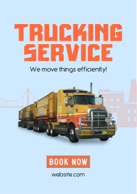 Pro Trucking Service Flyer