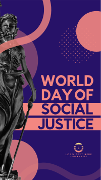 Social Justice World Day Instagram Story