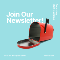 Join Our Newsletter Linkedin Post