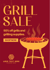 Fiery Hot Grill Flyer