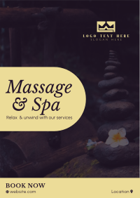 Full Massage Flyer example 2