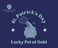 Lucky Pot of Gold Facebook Post