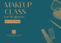 Beginner Makeup Class Postcard