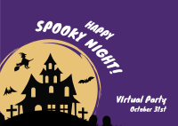 Spooky Night Postcard