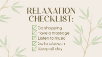 Nature Relaxation List Facebook Event Cover