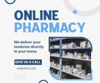 Pharmacy Delivery Facebook Post