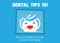 Preventing Tooth Decay Postcard