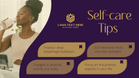 Minimalist Wellness Tips Animation