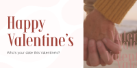 Vogue Valentine's Greeting Twitter Post Design