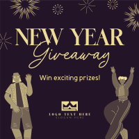 New Year's Giveaway Instagram Post
