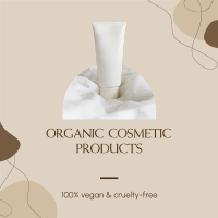 Organic Cosmetic Instagram Post