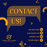 Business Contact Details Instagram Post Design