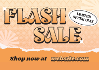 Flash Sale Business Postcard Design