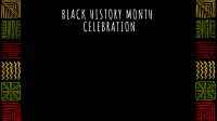 Celebrating Black History Zoom Background Image Preview