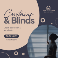 Curtains & Blinds Installation Instagram Post Image Preview