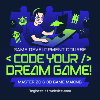 Game Making Course Linkedin Post