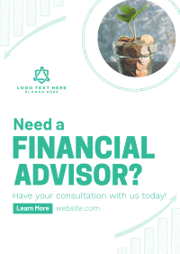 Professional Financial Advisor Flyer