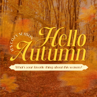 Autumn Favorite Season Instagram Post Image Preview