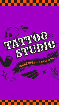 Checkerboard Tattoo Studio Instagram Reel