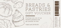 Breads & Pastries Gift Certificate Design