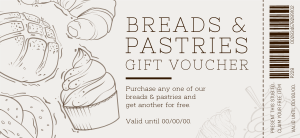 Breads & Pastries Gift Certificate Image Preview