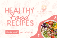 Modern Healthy Food Pinterest Cover