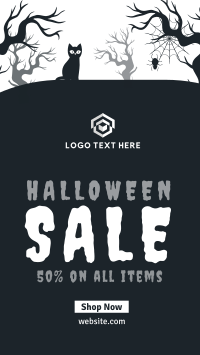 Spooky Midnight Sale Instagram Story