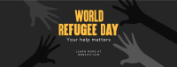 World Refugee Day Facebook Cover