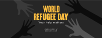 World Refugee Day Facebook Cover Image Preview