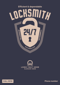 Shield Locksmith Poster