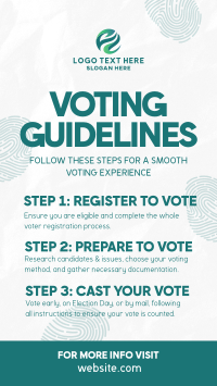 Election Voting Guidelines Instagram Reel Image Preview