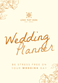 Trendy Wedding Planner Flyer