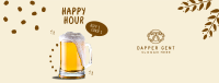 Happy Hour Buy 1 Get 1 Facebook Cover Image Preview