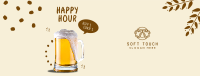 Happy Hour Buy 1 Get 1 Facebook Cover Image Preview