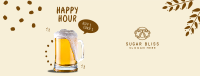 Happy Hour Buy 1 Get 1 Facebook Cover Image Preview