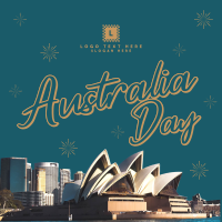 Happy Australia Day Instagram Post Design