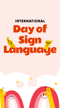 Sign Language Day Instagram Story