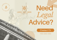 Professional Legal Firm Postcard